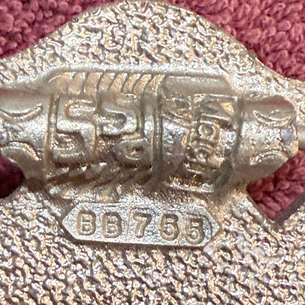 Volunteer Firefighter 1986 Great American Buckle Co Belt Buckle Vintage 1805 - Picture 2 of 4